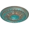 Ekena Millwork Stockport Ceiling Medallion (Fits Canopies up to 6 1/4"), 28"OD x 2 3/4"P, Copper Green Patina CM28STCGS - alternate 3
